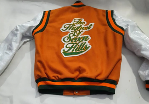 Florida A & M University Famu lana seda invierno transpirable Varsity chaqueta hombres mujeres Vintage bordado Lettermen botón - Product Image 2