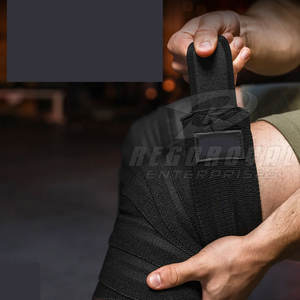 Vente en gros Genouillères pour la musculation Bandes de compression haute résistance pour une utilisation en salle de sport En stock - Product Image 4