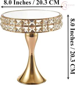 ขาตั้งเค้กโลหะทันสมัย ดีไซน์มั่นคง เหมาะสำหรับเค้กขนาดใหญ่และโต๊ะงานเฉลิมฉลอง - Product Image 3