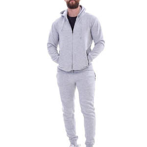 Survêtement d'entraînement pour homme 100% coton, à capuche, uni, respirant, léger, dernier design, OEM - Product Image 6