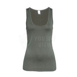 เสื้อกล้ามระบายอากาศสำหรับผู้หญิงเสื้อกล้ามสำหรับยิมแห้งเร็ว - Product Image 1