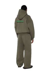 เสื้อฮู้ดคอตตอนโอเวอร์ไซส์โอเวอร์ไซส์เสื้อฮู้ดเสื้อสเวตเชิ้ตมีฮู้ดสั่งพิมพ์ฉลากส่วนตัวโรงงานผลิตขายส่งในปากีสถาน - Product Image 2