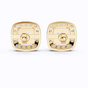 Pendientes de Diamantes Cultivados en Laboratorio con Corte Princesa para Mujer, 2.00 CT, Certificados por IGI, Oro Sólido de 14K, Chapado en Rodio de Lujo - Product Image 3