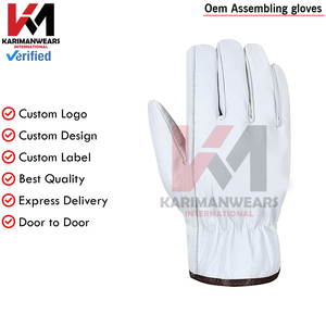 Gants de travail personnalisés, couleur contrastée, fabrication artisanale, prix de gros, nouveaux modèles OEM ODM, créez vos propres gants de travail - Product Image 4