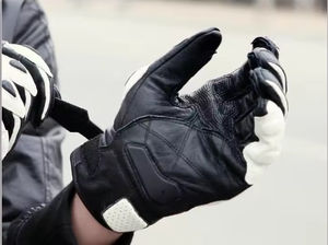 Gants de moto, de course à vélo, de motocross, de protection en cuir, confortables pour l'extérieur - Product Image 3
