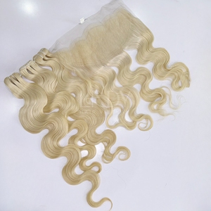 Blonde 613 de la plus haute qualité extensions de cheveux bruts vague de corps 100% cheveux humains vietnamiens - Product Image 5
