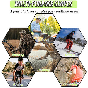 Gants de chasse en polyester imperméables et antidérapants fabriqués au Pakistan, service OEM personnalisé, utilisation en extérieur, faible MOQ - Product Image 4
