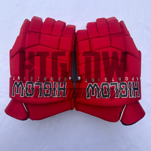 Guantes de Hockey sobre Hielo Profesionales de Alta Calidad con Logotipo Personalizado, Color Personalizado, Dedos Completos, HI-GLOW SPORTS INTERNATIONAL, Cuero y Fibra de Carbono - Product Image 2