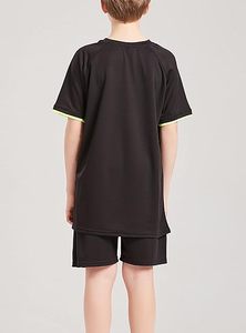 Camiseta de fútbol transpirable de secado rápido para niños, camisetas de entrenamiento para jóvenes, Camiseta deportiva de fútbol para niños hecha en Pakistán - Product Image 3