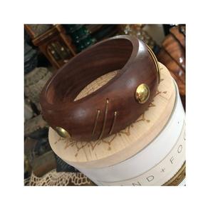 Classic Ethnic Wooden Waterproof Bangles Handmade Jewelry Set Traditional Women Fashion Bracelet for Boutique Display Business - Product Image 1