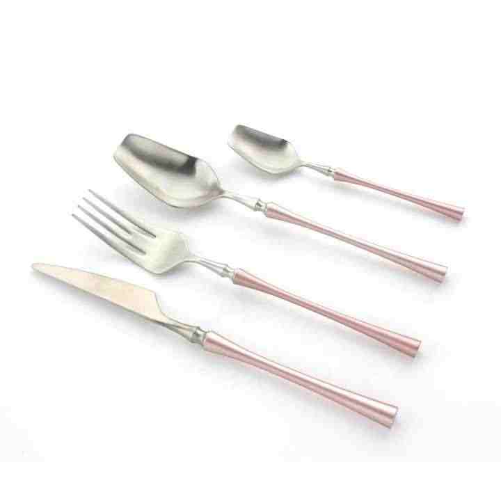 Silverware Cutlery Set Stainless Steel Flatware Set Silver Kitchen Utensil Kings Design Mirror Polished Cutlery Wholesale 2023