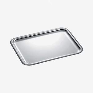 Bandeja DE SERVICIO DE ACERO INOXIDABLE atemporal que proporciona un toque sofisticado a la mesa presentaciones alimentos para untar y exhibiciones culinarias - Product Image 4