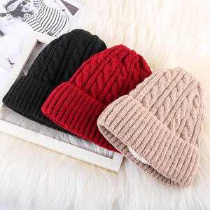 Gorro de Punto Grueso de Invierno para Adultos Unisex, Color Sólido, con Estampado Digital Personalizado, Logotipo Personalizado, Cálido y Acolchado - Product Image 4