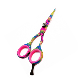 Ciseaux de coiffure fleur papier enduit métal acier lame tranchante Salon ciseaux de coupe de cheveux pour cheveux hommes et femmes - Product Image 2