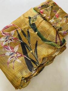 Vêtements traditionnels indiens de qualité supérieure Saree imprimé Designer Dernière exclusivité Festival Wear Haldi Fonction la plus tendance haute sur demande - Product Image 2