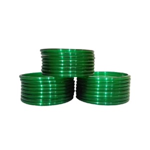 2025 Nouveaux bracelets en verre vert brillant/Chudiyan pour femmes et filles avec taille personnalisée à un prix abordable par ZAM ZAM IMPEX - Product Image 2