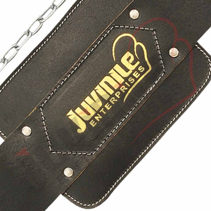 Cinturones de Cuero Profesionales para Fitness 2025 con Cadena Metálica, Ajustables para Levantamiento de Pesas, Entrenamiento, Culturismo y Gimnasio - Product Image 3