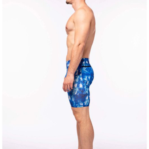 Compression Sublimation imprimé Shorts collants de course hommes séchage rapide Gym Fitness sport course Yoga exercice Shorts hommes - Product Image 3