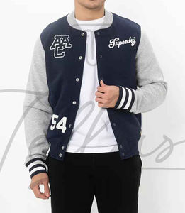 Nuevo logotipo personalizado para la chaqueta varsity más vendida para hombre y ropa cortavientos para exteriores, chaquetas varsity para hombre - Product Image 4