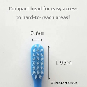 2024 Japan Slippi Compact <b>Toothbrush</b> Best Selling Medium Adult 6 Colors Wholesale Periodontal Home Use Extra-fine Bristles - Product Image 3