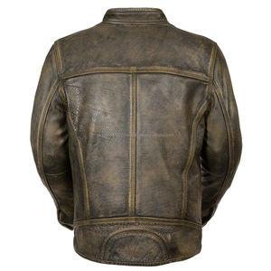 Chaqueta cortavientos de cuero para hombre, precio más vendido, novedad de 2025, estilo informal, chaqueta de cuero elegante para hombre de alta calidad - Product Image 3