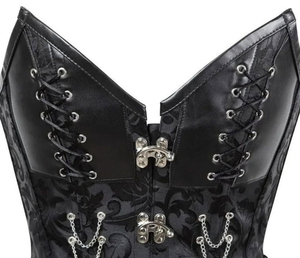 ZOAR GROUP Real Leather Women's Sexy Overbust Shapewear Corsé moderno para tallas grandes OEM Transpirable Shapers - Product Image 4