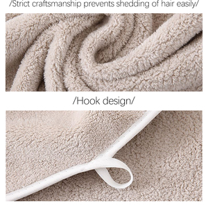 Serviettes <span class=keywords><strong>de</strong></span> <span class=keywords><strong>bain</strong></span> tissées en gros, taille extra large 80x160cm, en polaire corail, pour hommes, femmes et adultes, usage domestique, séchage rapide, absorbantes - Product Image 6