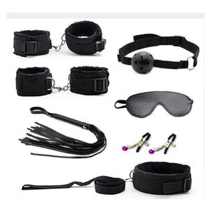 Conjunto de Juego de Roles de Bondage Sexy para Parejas, Kit de Restricción con Peluche para Adultos - Product Image 2