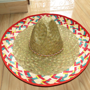 Auténtico y vibrante sombrero mexicano para festivales, para viajes informales, pesca al aire libre, estilo cultural colorido para celebraciones de Festivales y fiestas - Product Image 1