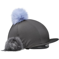 Top tendance personnalisé chapeau d'équitation en soie, pom pom casque équestre jockey crâne casquette couverture, équitation paillettes chapeau soie
