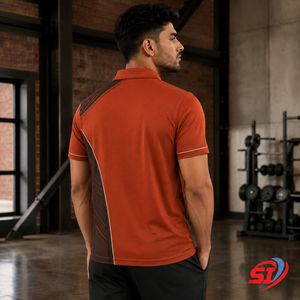 Camiseta Polo Deportiva Personalizada con Panel Vectorial, Proveedor de Ropa Deportiva Premium para Hombre - Product Image 6