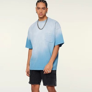 <b>Heavyweight</b> Washed Short Sleeve Tshirt Streetwear Clothing Oversized Blank Tshirt Stock Solid Hip Hop Designer <b>T</b>-<b>shirt</b> for <b>men</b> - Product Image 1