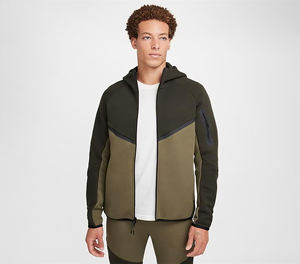 Sweats à capuche unisexes et personnalisables avec impression bouffante et fermeture éclair pour hommes, logo oversize brodé pour le printemps, fabricant direct - Product Image 1