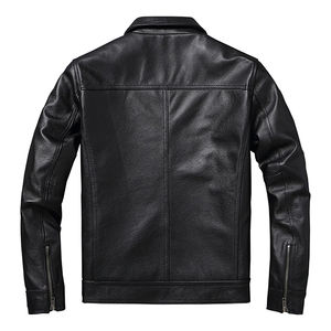 Chaqueta de Motociclista de Cuero Reversible, Impermeable, Cortavientos, Transpirable, con Cremallera, de Alta Calidad, Primavera 2024, Venta al Por Mayor, OEM, Estilo Urbano - Product Image 2