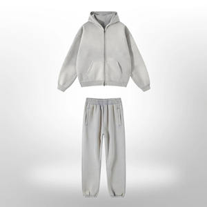 Men's Latest Design Winter Warm <b>Jogger</b> Sets Breathable 100% Cotton Tracksuits Online Sale Low MOQ Different Colors <b>Cheap</b> Price - Product Image 4