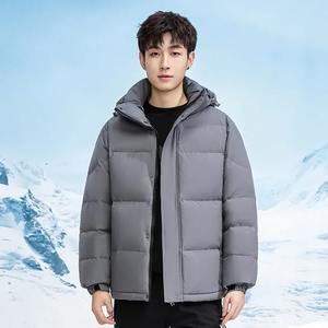 Manteaux pour hommes High Street Stand Winter Season Duck Coats Hooded Puffer Jackets XL Plus Size High Quality Light Fabric Thick Warm - Product Image 2