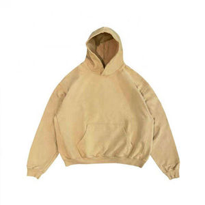 2025 nouveau Logo personnalisé hommes à capuche coton lourd plaine pull surdimensionné sweat à capuche sweat blanc goutte épaule à capuche pour hommes - Product Image 5