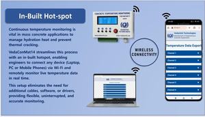Sistema de Monitoreo de Temperatura y Almacenamiento de Datos para Concreto Masivo, para Cumplir con los Estándares de Calidad de la Construcción - Product Image 3