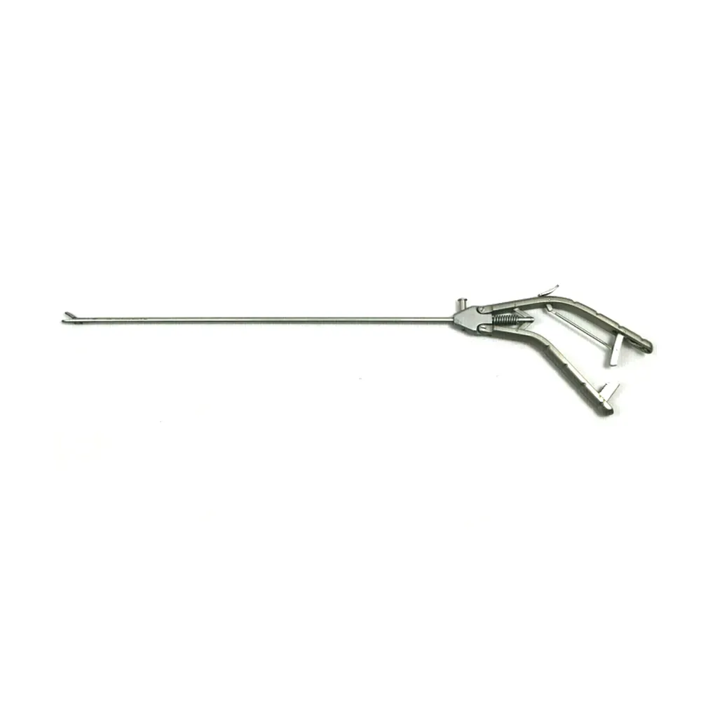 Ensemble d'instruments de formation de simulation de chirurgie laparoscopique porte-aiguille laparoscopique chirurgical jetable en acier Logo personnalisé CE