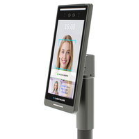 SDK API 8 pulgadas Reconocimiento facial Cerradura de puerta Máquina DE ASISTENCIA Productos de control de acceso biométrico Wiegand RS485 Factory OEM WIFI