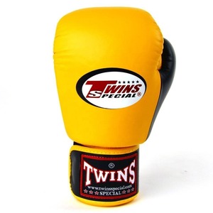 Personalized Twins Yellow & Black Sparring <b>Gloves</b> Best Selling Genuine Leather Training Kickboxing <b>Gloves</b> MMA Non Slip <b>Gloves</b> - Product Image 3