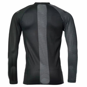 Camisas húmedas personalizadas Trajes de neopreno con logotipo personalizado Camisa de baño Hombres Traje de baño Rash Guard para nadar Camisas de compresión - Product Image 2