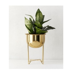 Fournitures de vente en gros de jardinière italienne OEM ODM, support de plante en métal personnalisé pour chambre à coucher, salon, utilise un support de plante décoratif - Product Image 1