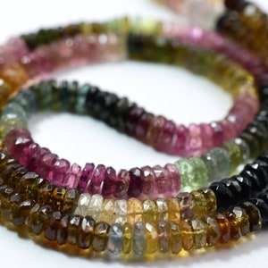 ลูกปัดแซฟไฟร์ธรรมชาติหลากสีแวววาวลูกปัดแซฟไฟร์หลายเม็ดกลมอัญมณีหลวมสร้อยคอลูกปัดสุดพิเศษ - Product Image 3