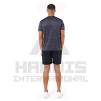 Vente en gros Ensemble de jogging 2 pièces pour homme Ensemble jumeau court personnalisé deux tons Ensemble t-shirt et shorts à manches courtes pour été pour homme de grande taille