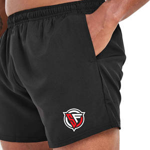 <b>Men's</b> Summer Solid Vintage High Quality Casual Mid Waist Breathable Fitness <b>Running</b> Body Building <b>Shorts</b> - Product Image 2