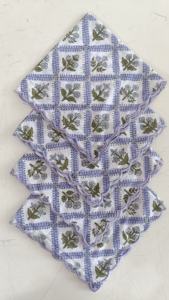 Hand Block Printed Embroidery Cloth Napkins Assorted Designs Premium <b>Table</b> <b>Linens</b> and Accessories, <b>Christmas</b> party decor gifts - Product Image 3