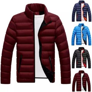 Meilleure veste matelassée de haute qualité tenue quotidienne fermeture à glissière logo avant hiver solide dernière addition - Product Image 1