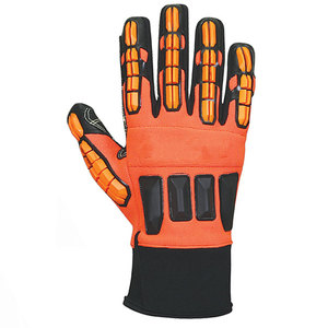Guantes mecánicos de seguridad de trabajo pesado personalizados, guantes mecánicos cómodos de mano de cuero sintético, recién llegados - Product Image 3