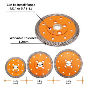 Lame de <span class=keywords><strong>scie</strong></span> diamantée Lame de carreaux de porcelaine pour couper la pierre Carreau de céramique Lames de coupe minuscules pour <span class=keywords><strong>carreleur</strong></span> - Product Image 4